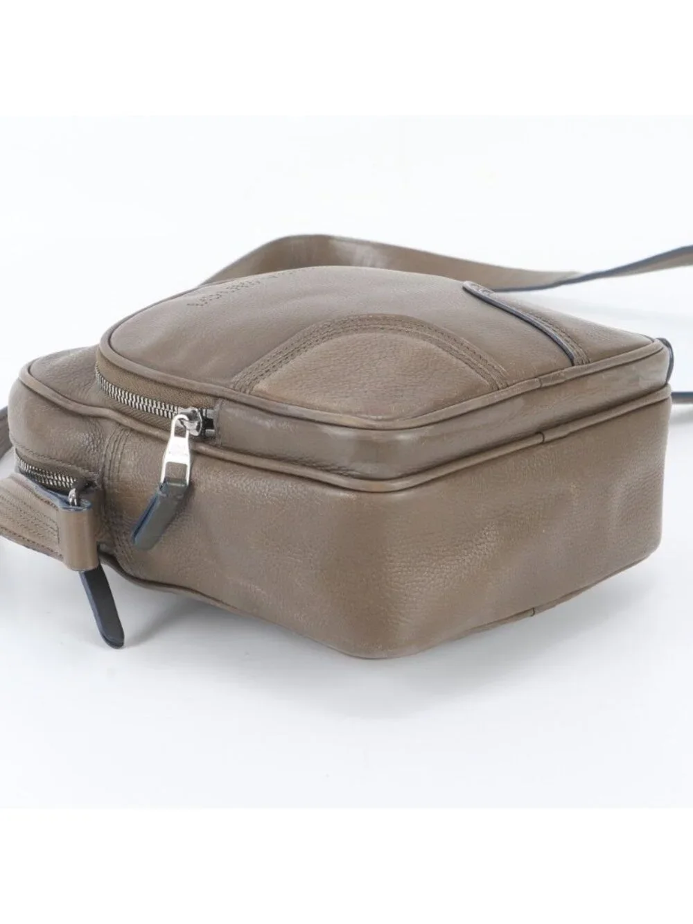 Louis Vuitton Cuir Bequia Trotter M Leather Shoulder Bag Crossbody Messenger